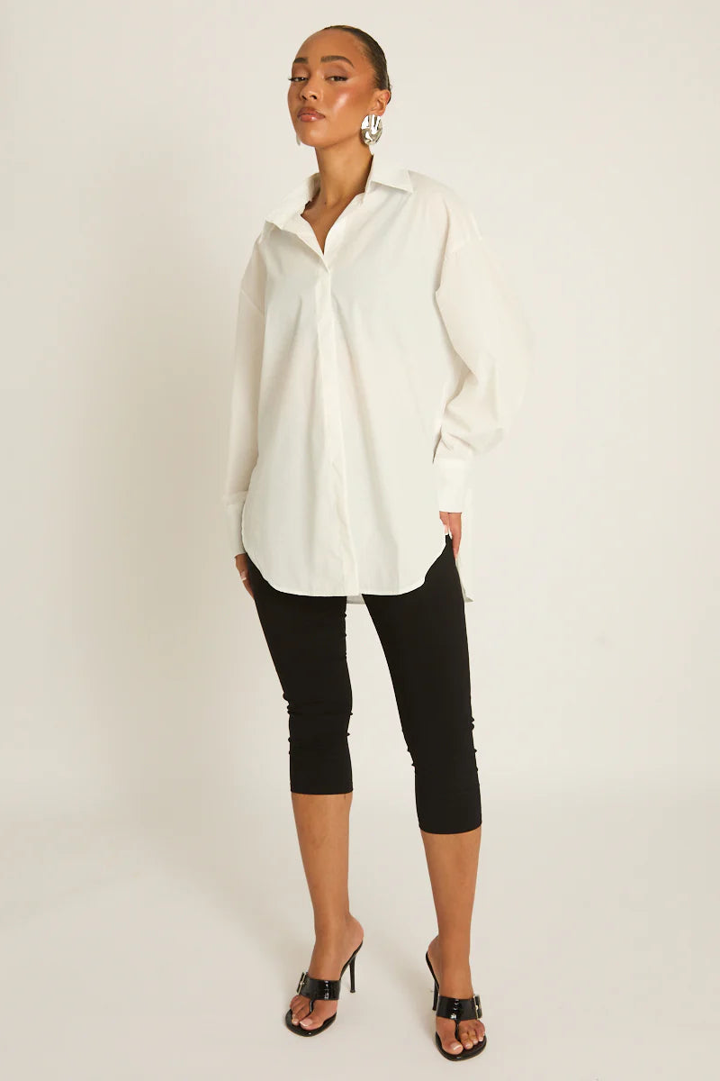 Aria — Camisa oversize blanca imprescindible