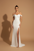 Vestido Maxi Elegante Aura – Ivory