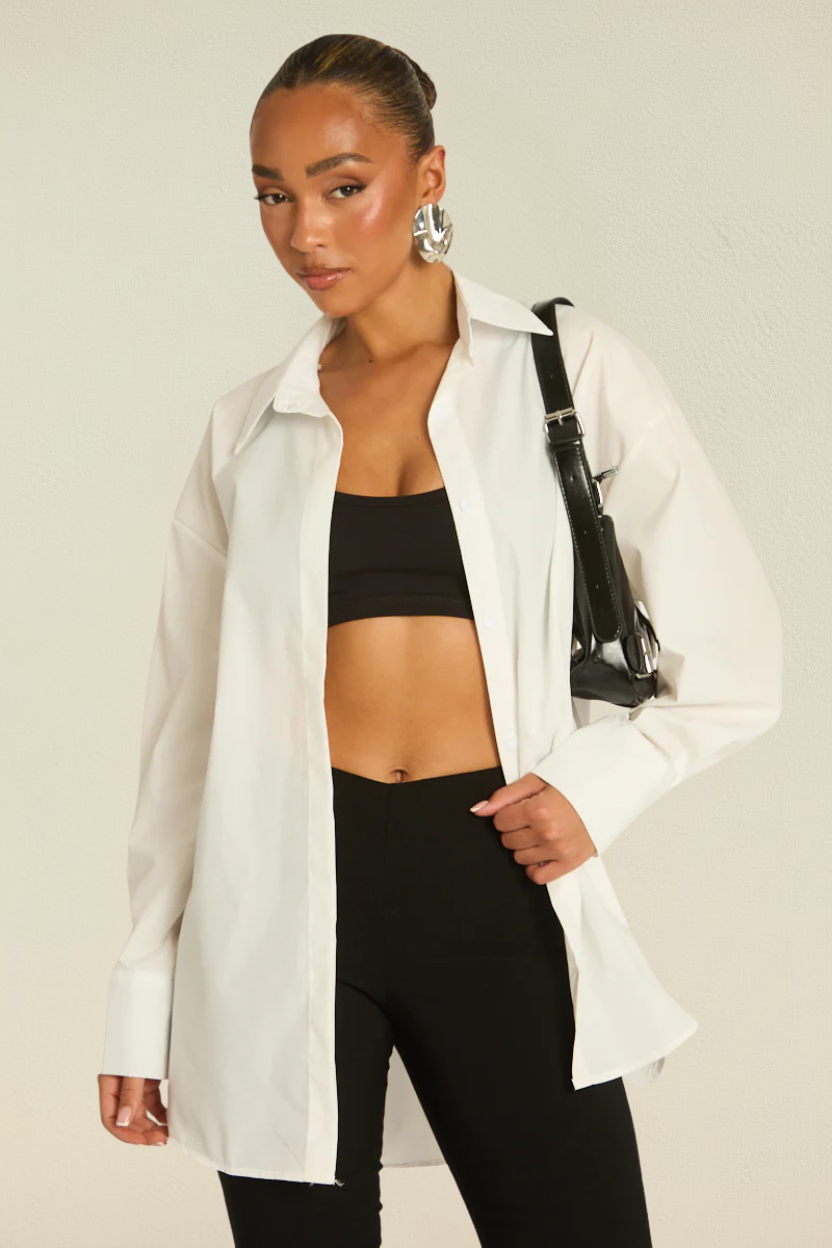 Aria — Camisa oversize blanca imprescindible