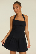 Selene – Vestido Mini Halter Ajuste Favorecedor