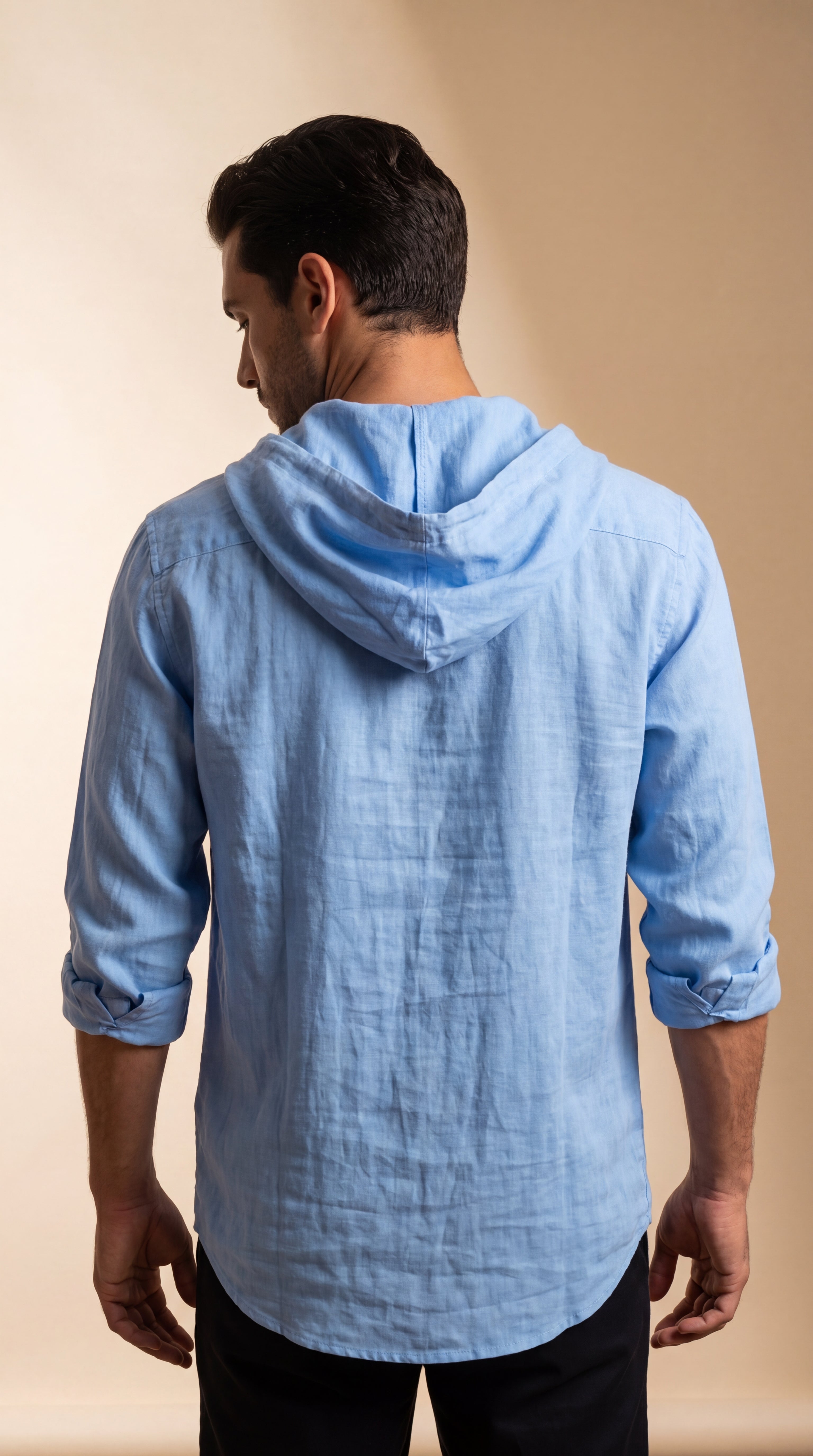 Luca | Sudadera de Lino Premium con Capucha