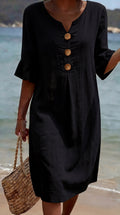 Vestido Riviera™ — Elegancia Relajada de Verano