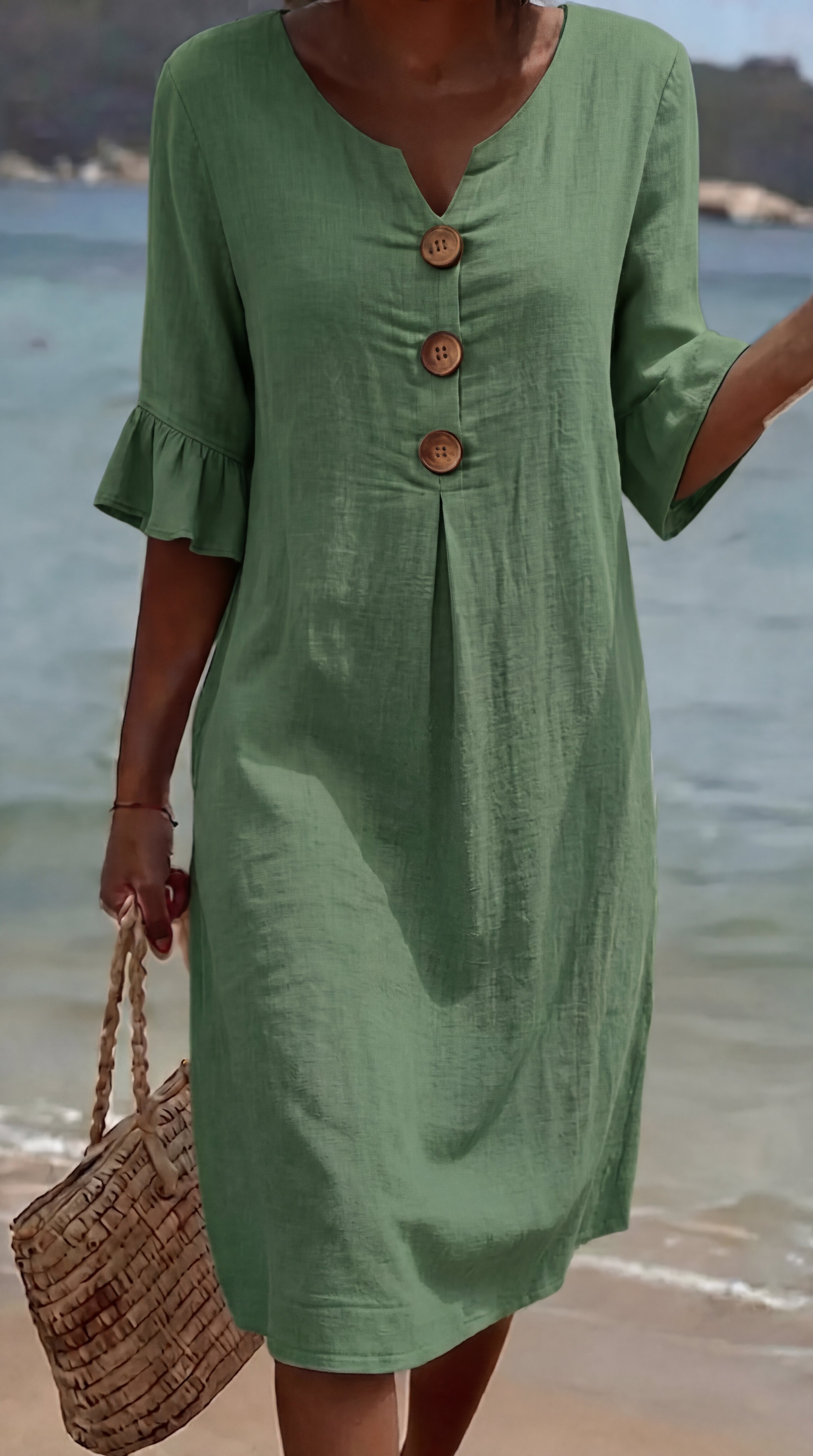 Vestido Riviera™ — Elegancia Relajada de Verano