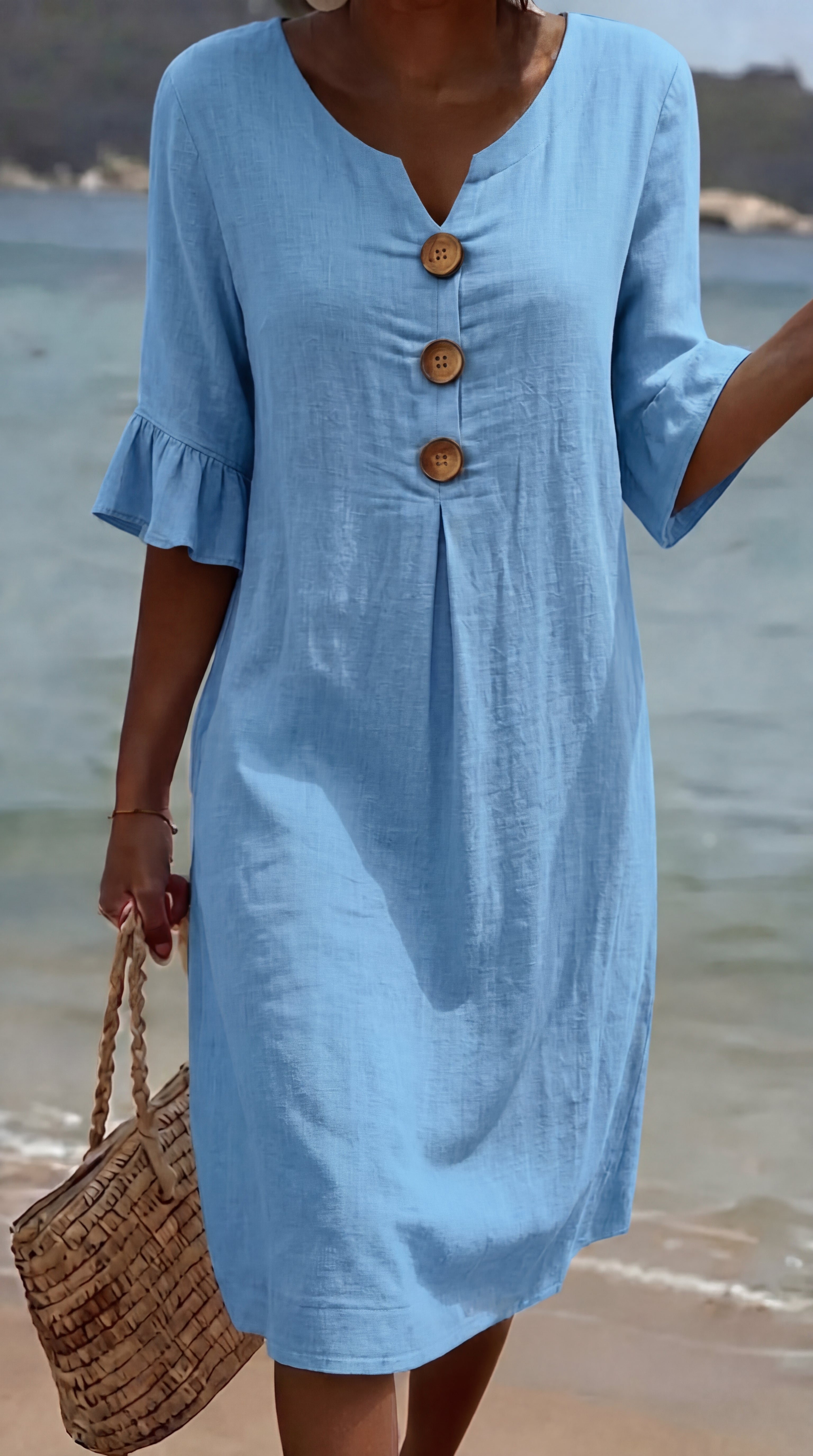 Vestido Riviera™ — Elegancia Relajada de Verano