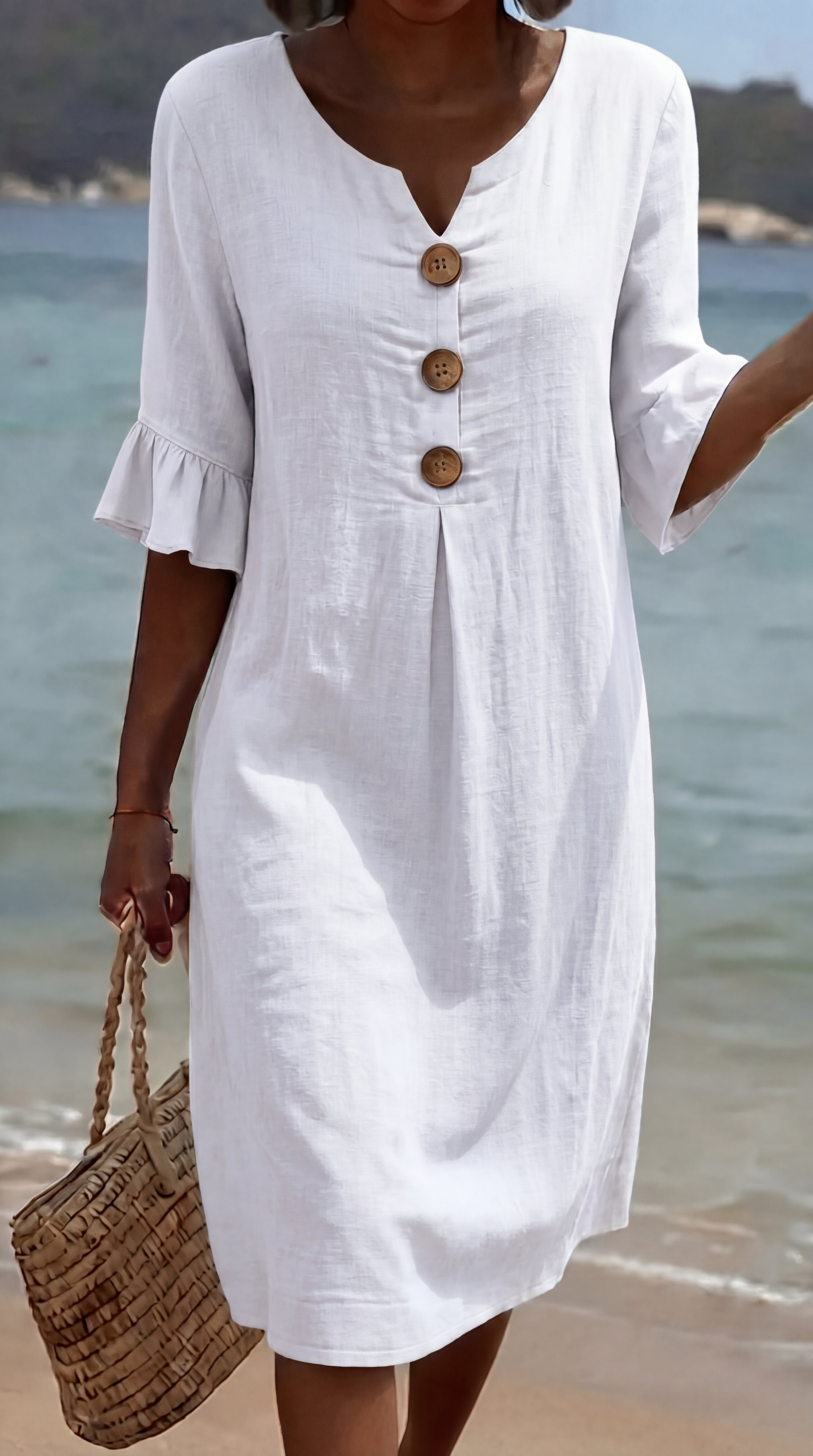 Vestido Riviera™ — Elegancia Relajada de Verano