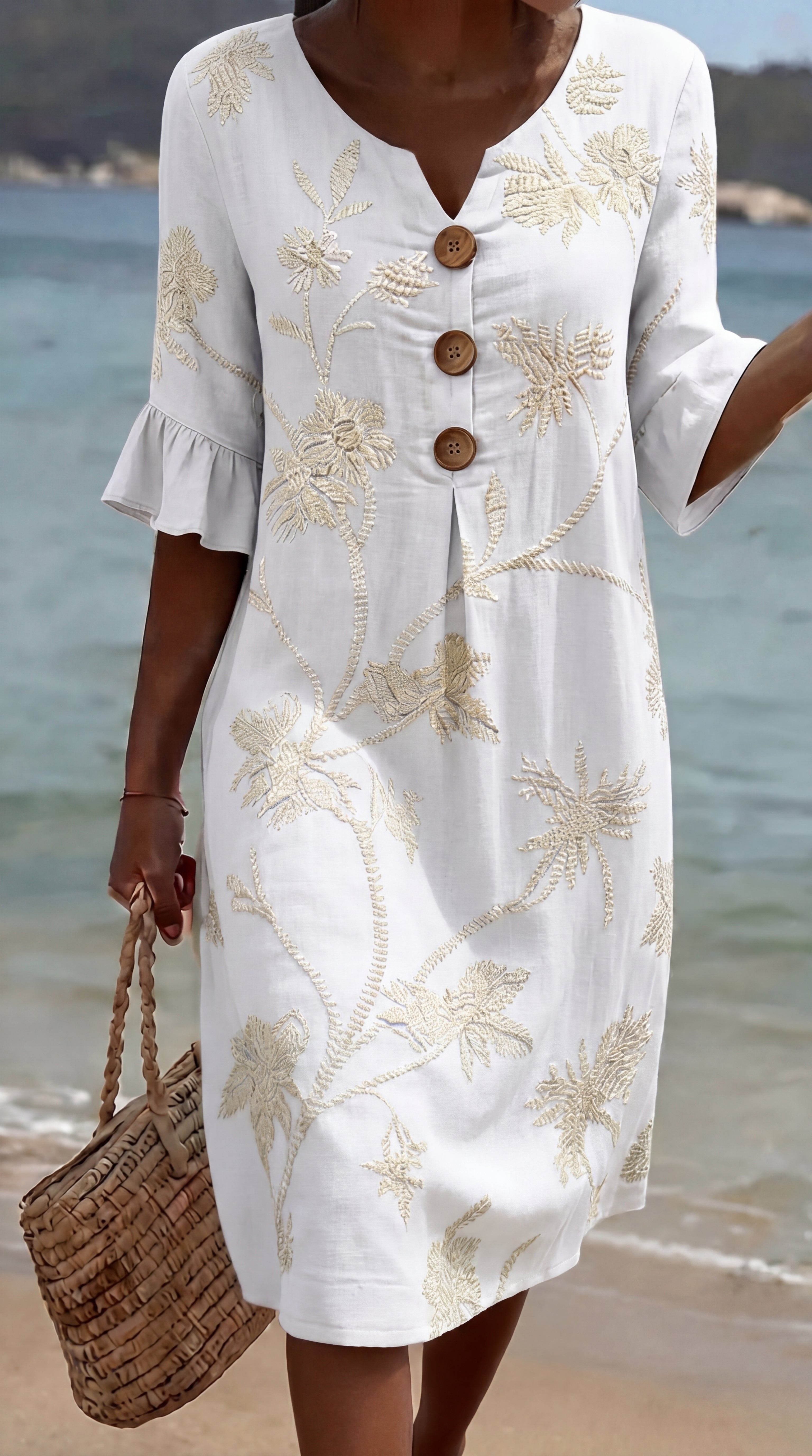 Vestido Riviera™ — Elegancia Relajada de Verano