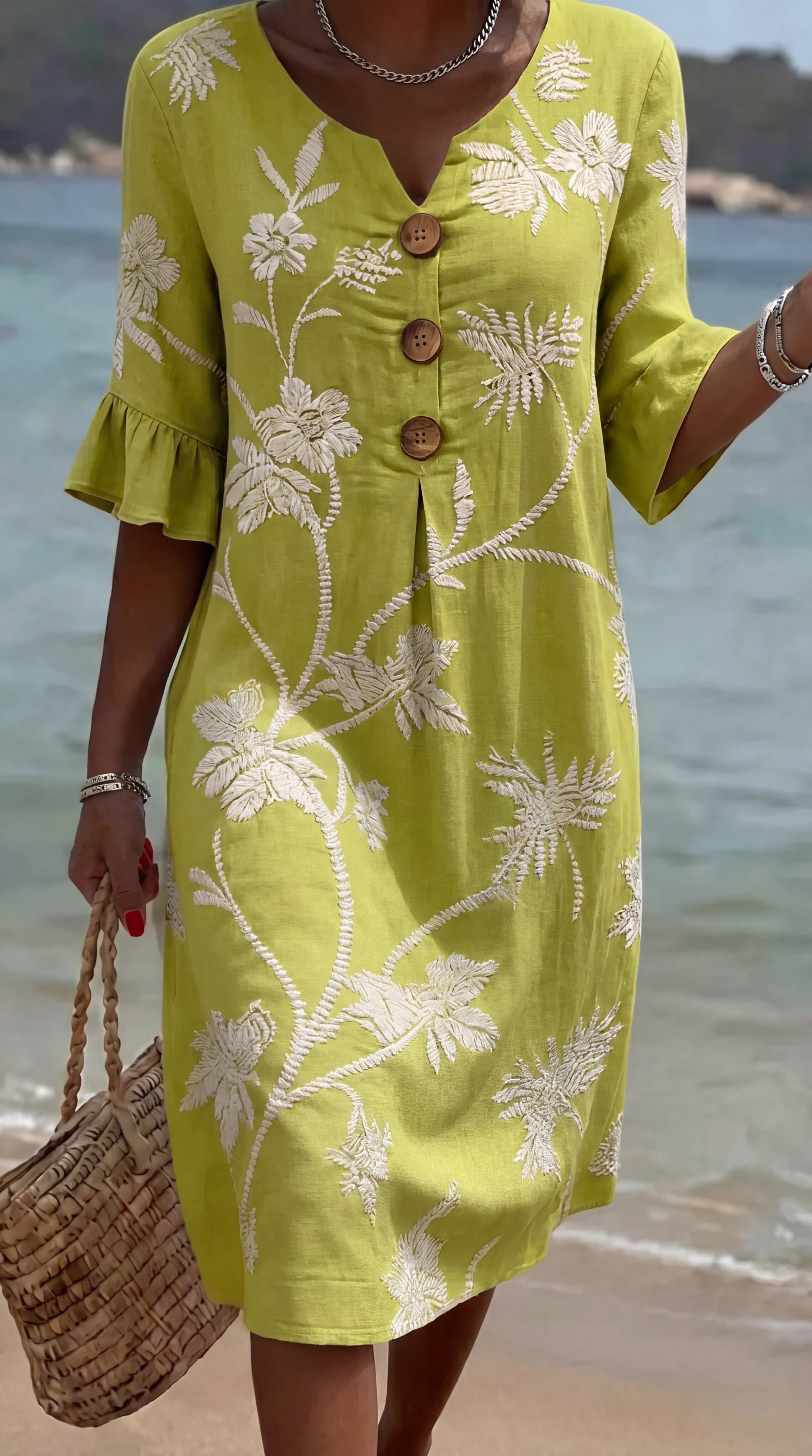 Vestido Riviera™ — Elegancia Relajada de Verano