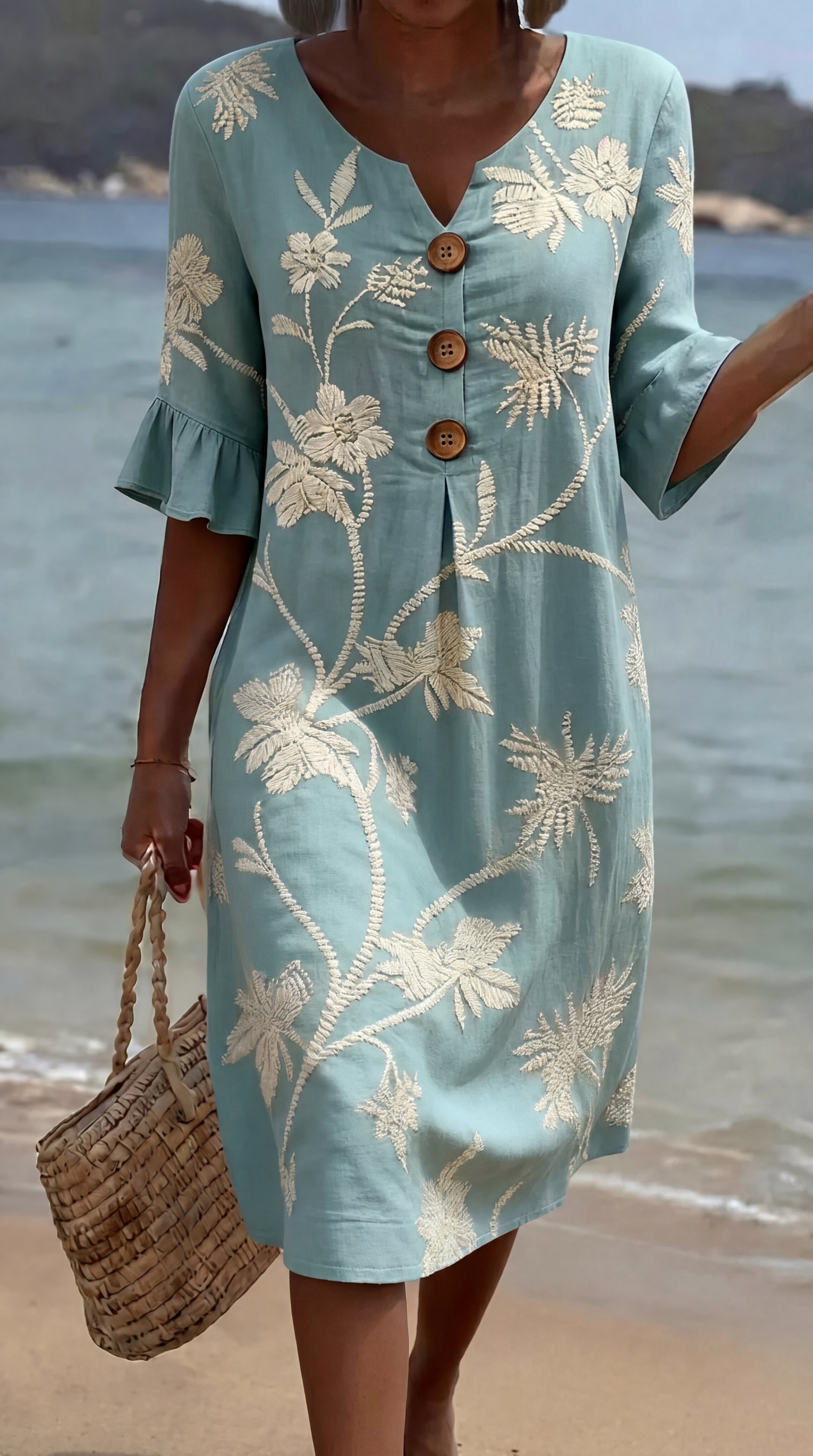 Vestido Riviera™ — Elegancia Relajada de Verano