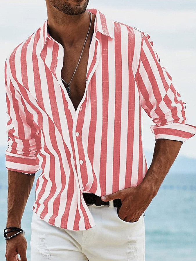 Camisa Positano™ Rayas Mediterráneas