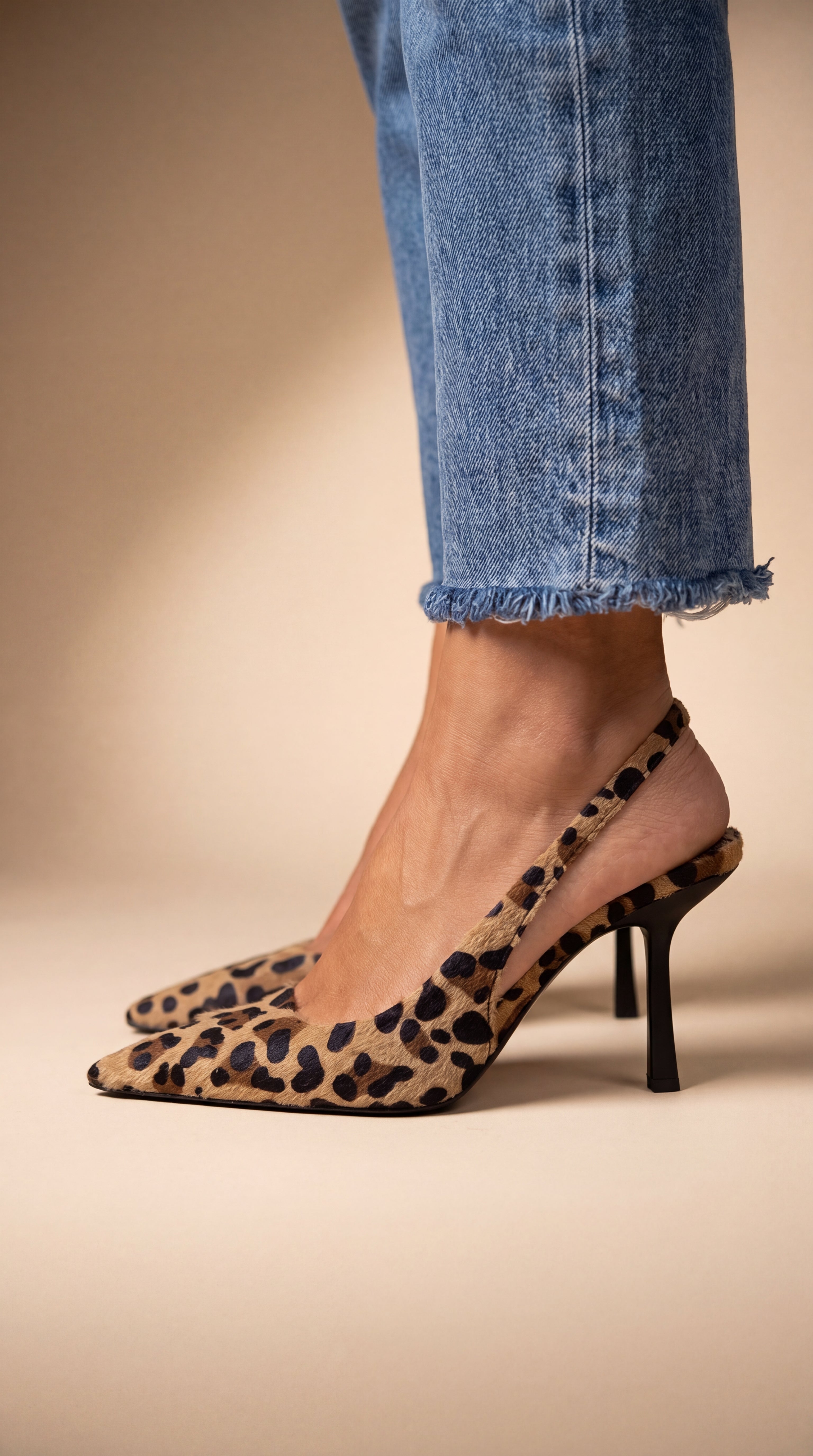 Dulce™ | Zapatos de tacón con estampado de leopardo