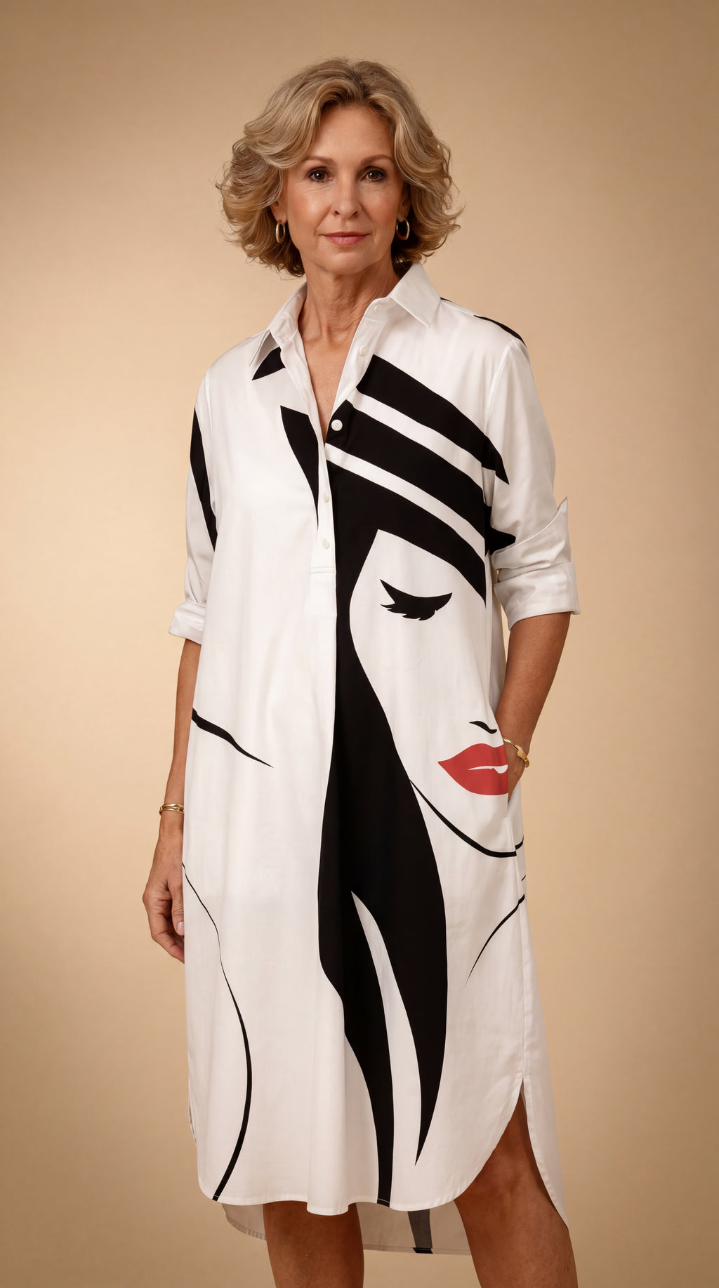 Bella | Vestido midi cuidado y estiloso