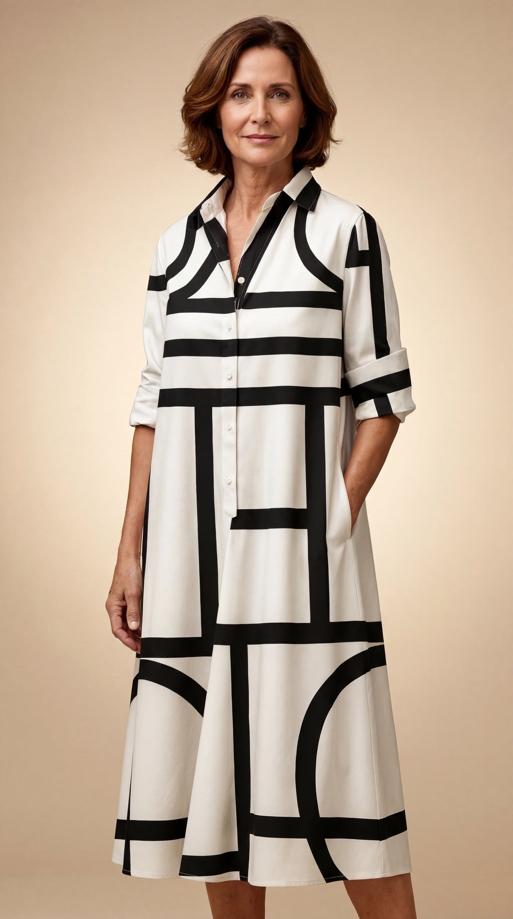 Ellie | Vestido midi cuidado y estiloso
