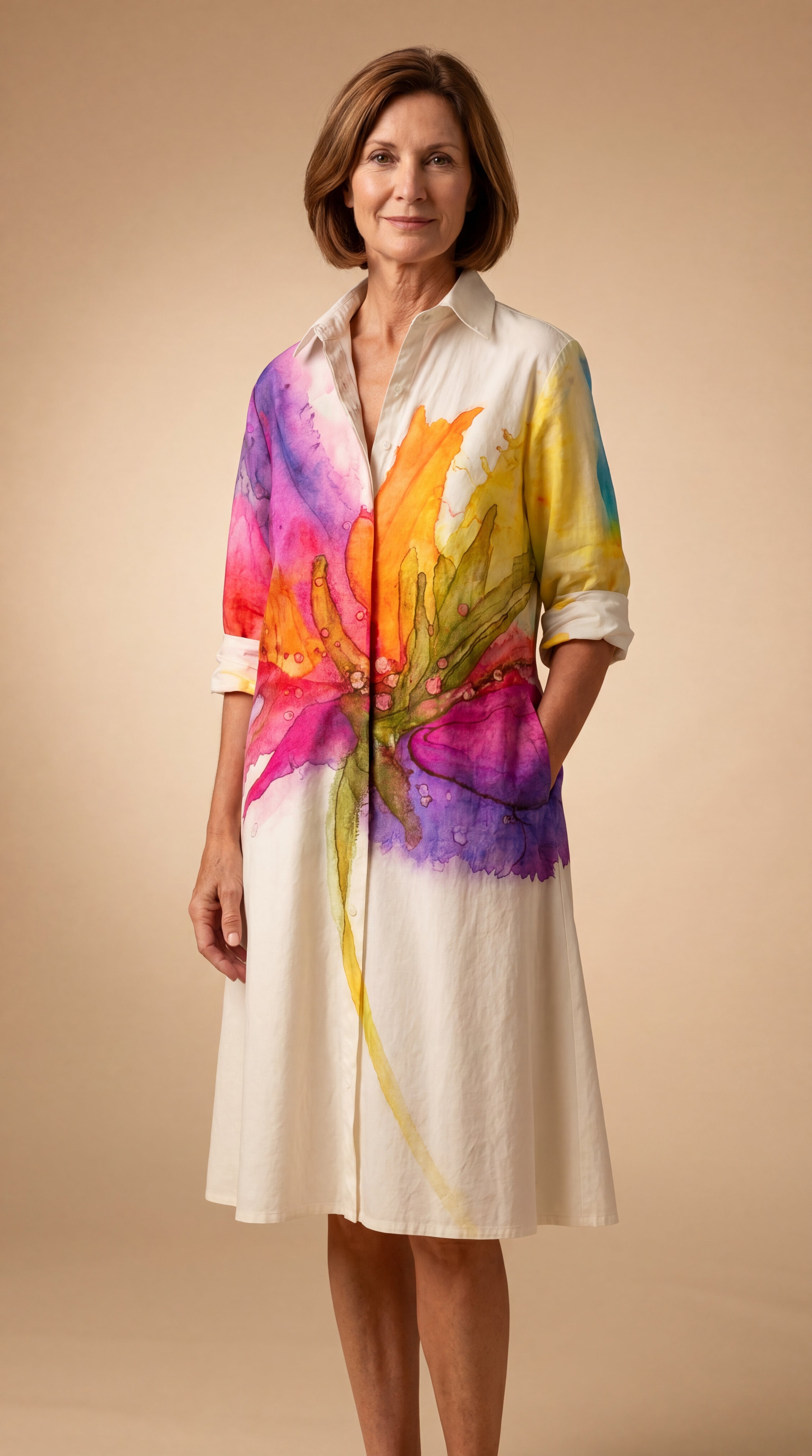 Lydia | Vestido midi cuidado y estiloso