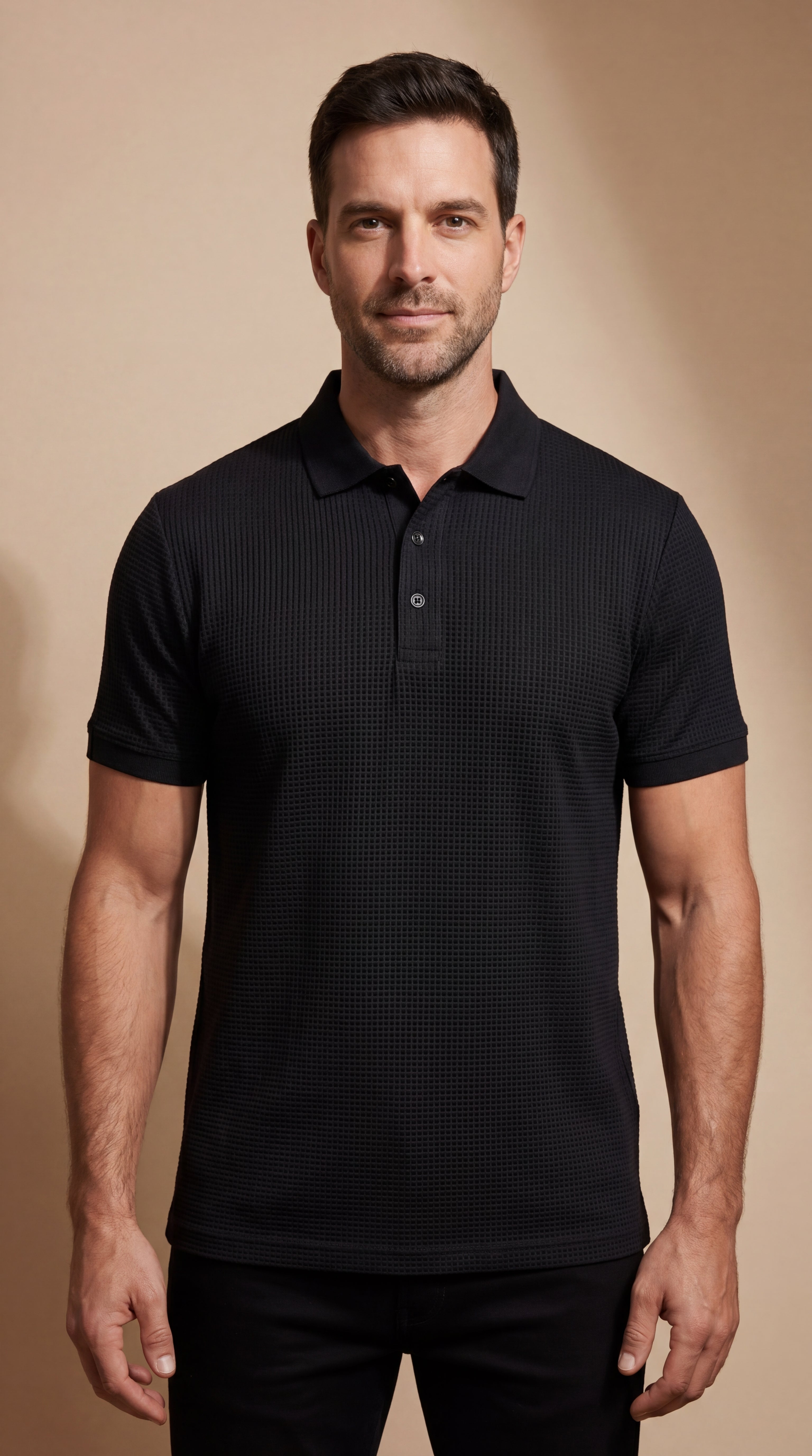 Polo ComfortFit™ Premium Noir