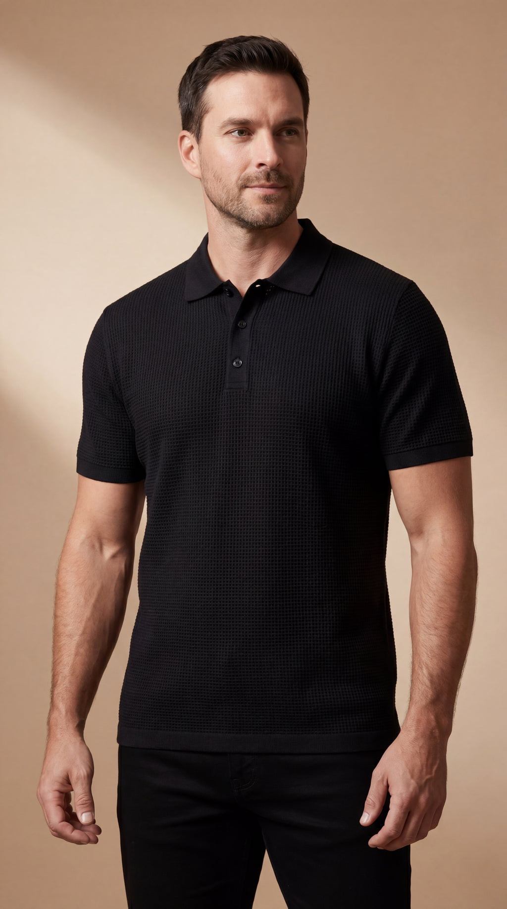 Polo ComfortFit™ Premium Noir