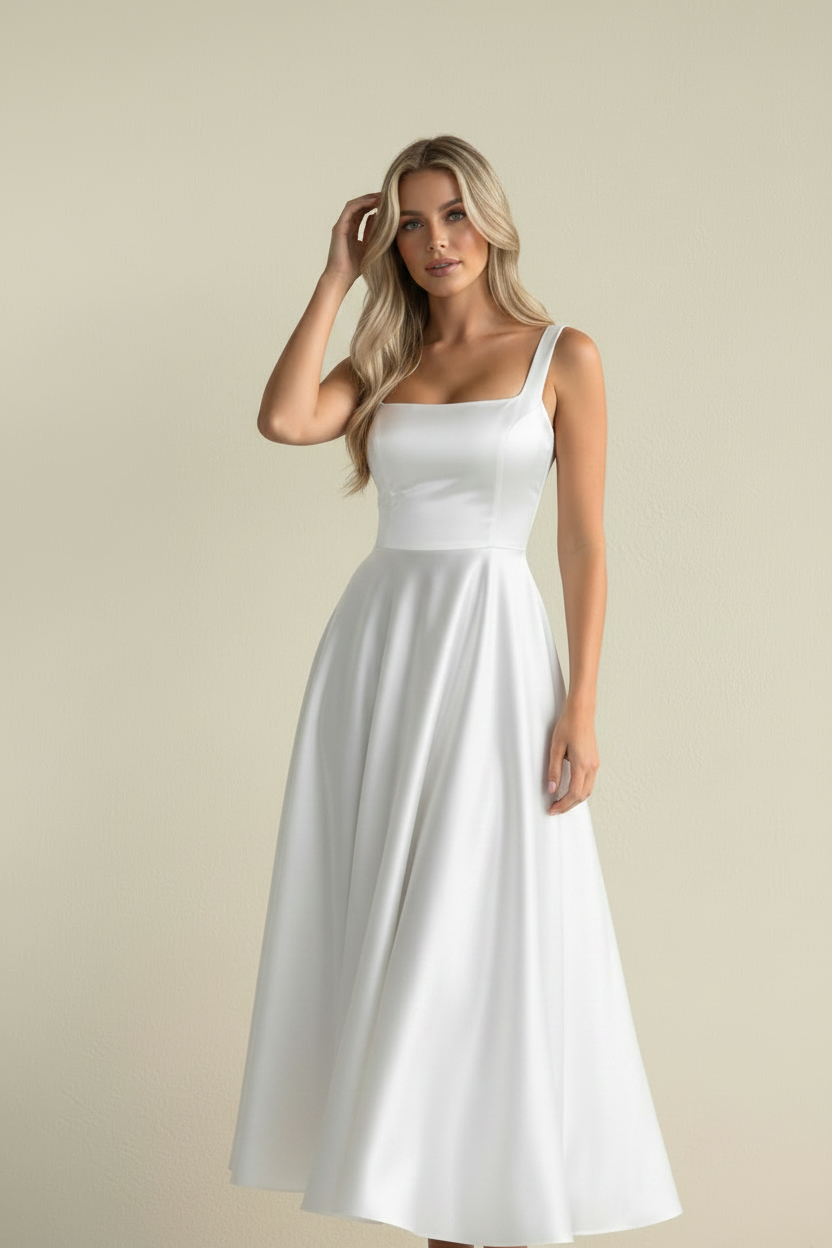 Vera – Vestido Midi Elegante Lumé Flow