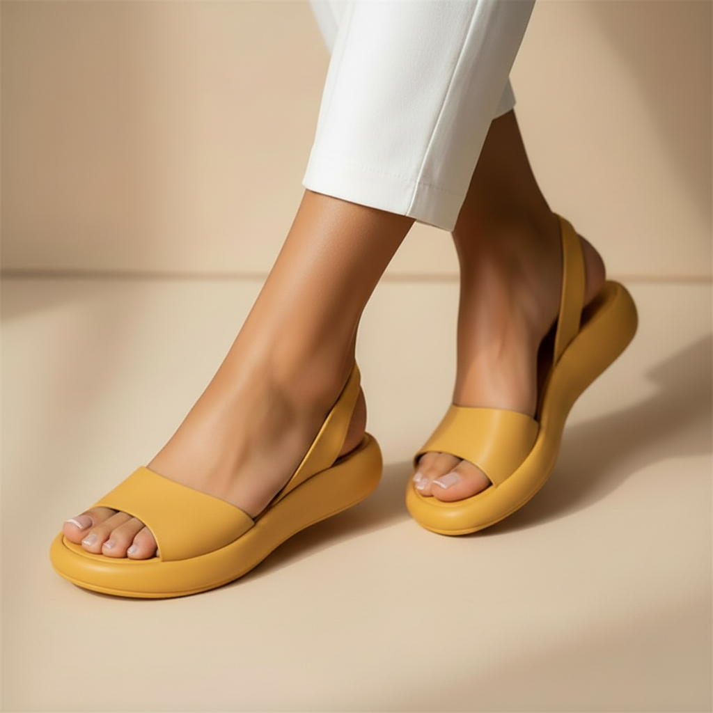 LUMINA™ SoftStep Sandal Premium Amarillo Mostaza