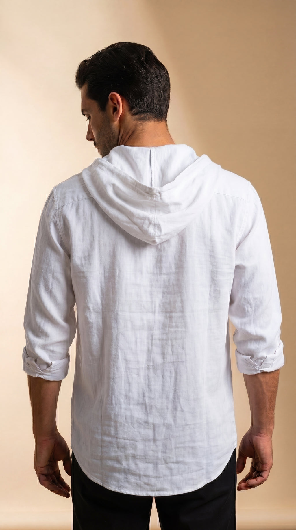 Luca | Sudadera de Lino Premium con Capucha