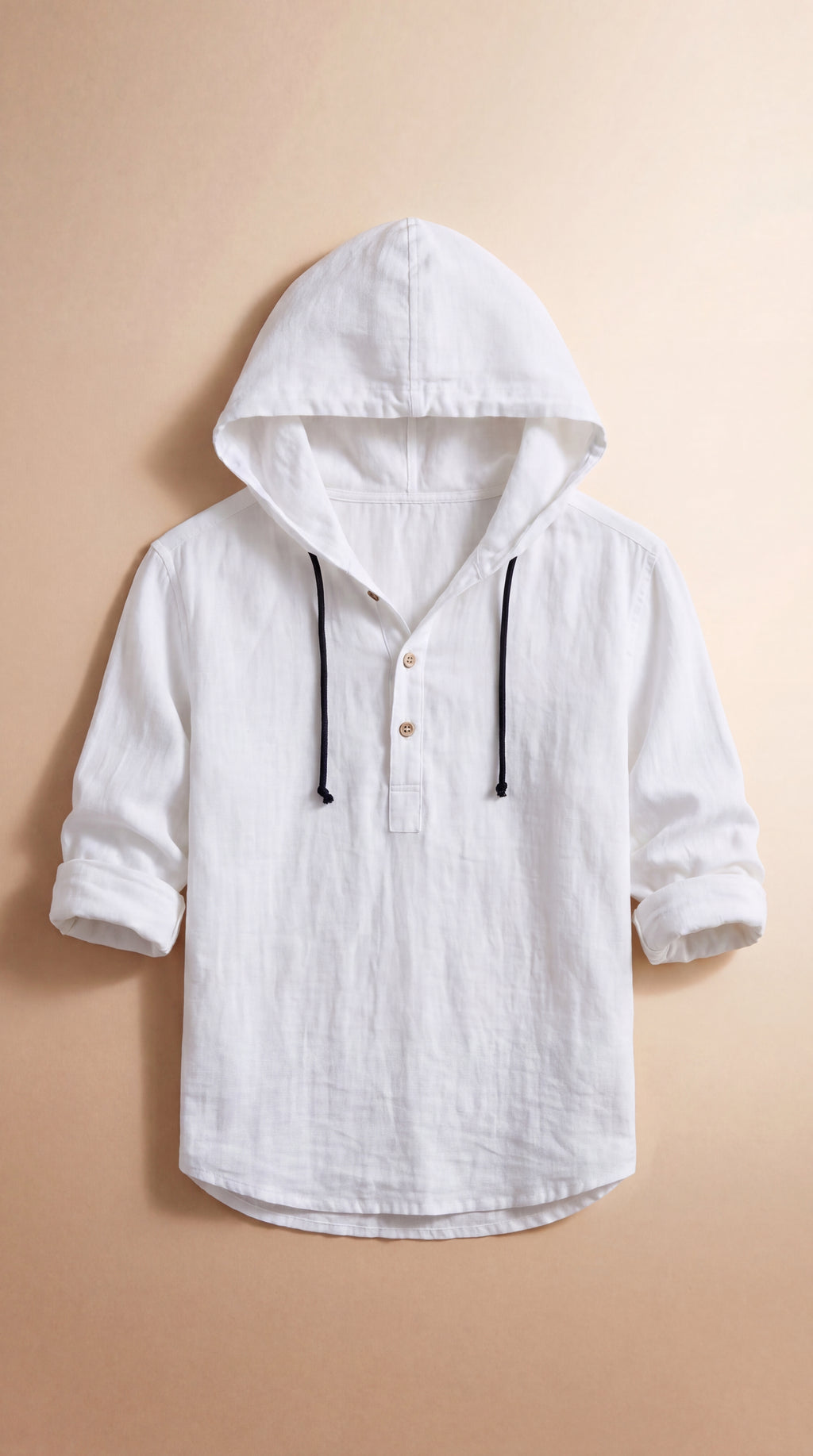 Luca | Sudadera de Lino Premium con Capucha