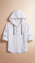 Luca | Sudadera de Lino Premium con Capucha