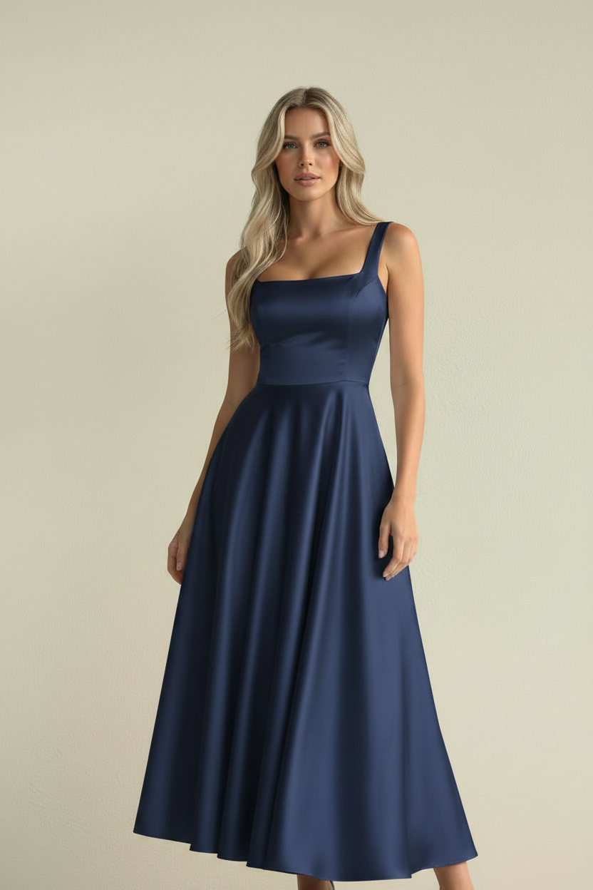Vera – Vestido Midi Elegante Lumé Flow