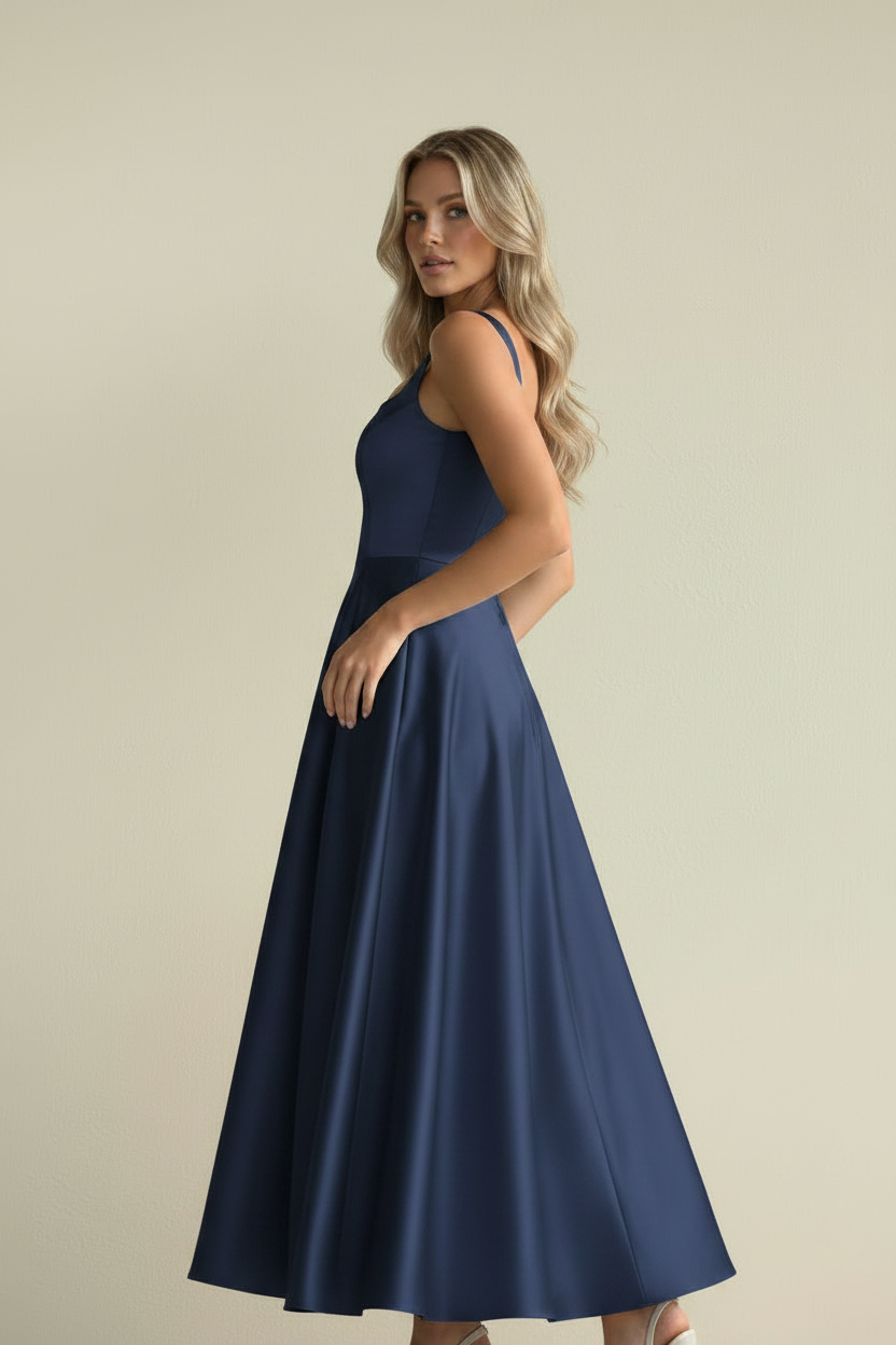 Vera – Vestido Midi Elegante Lumé Flow