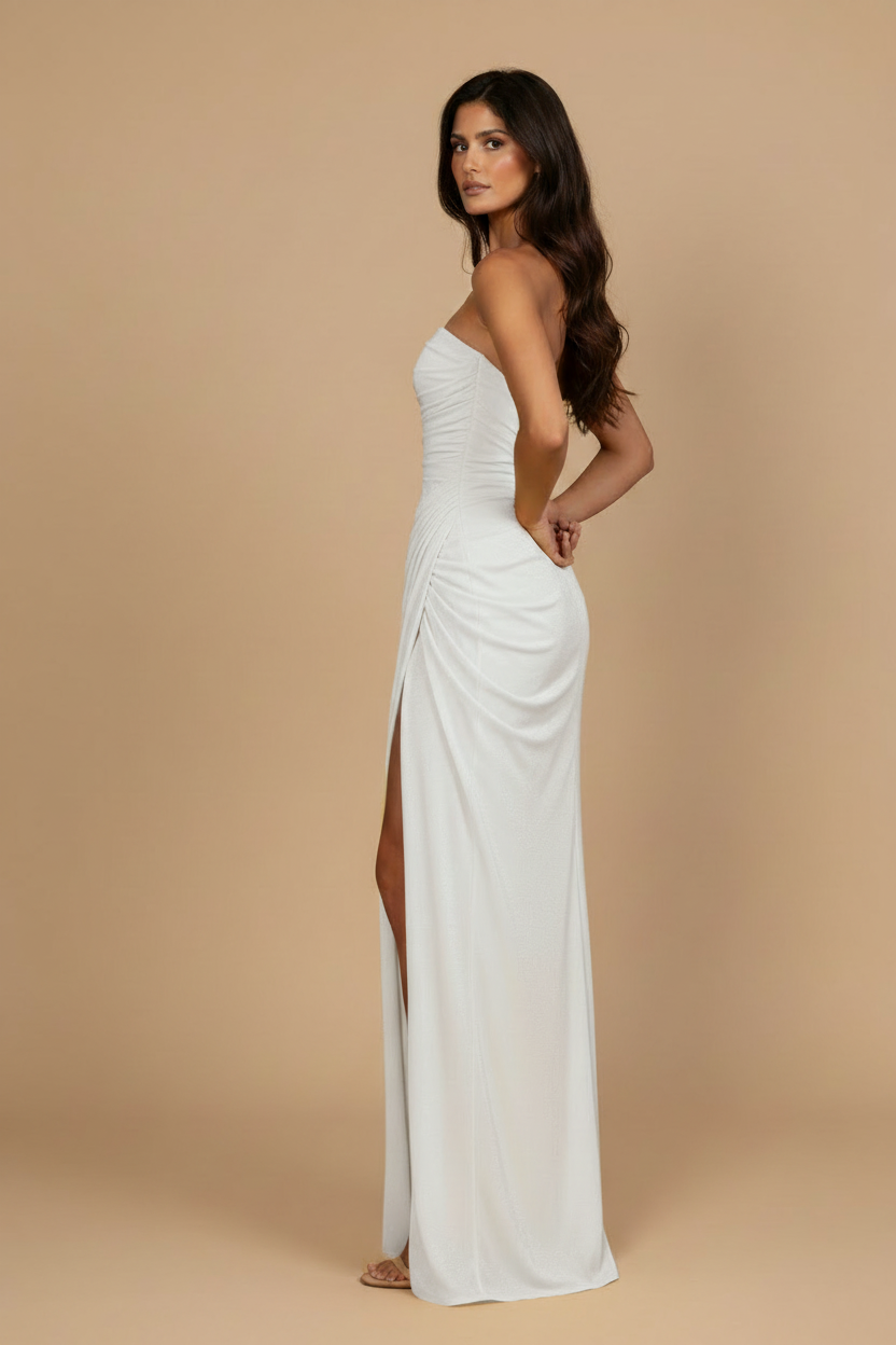 Aurea™ Sculpt Dress – Blanco Perla