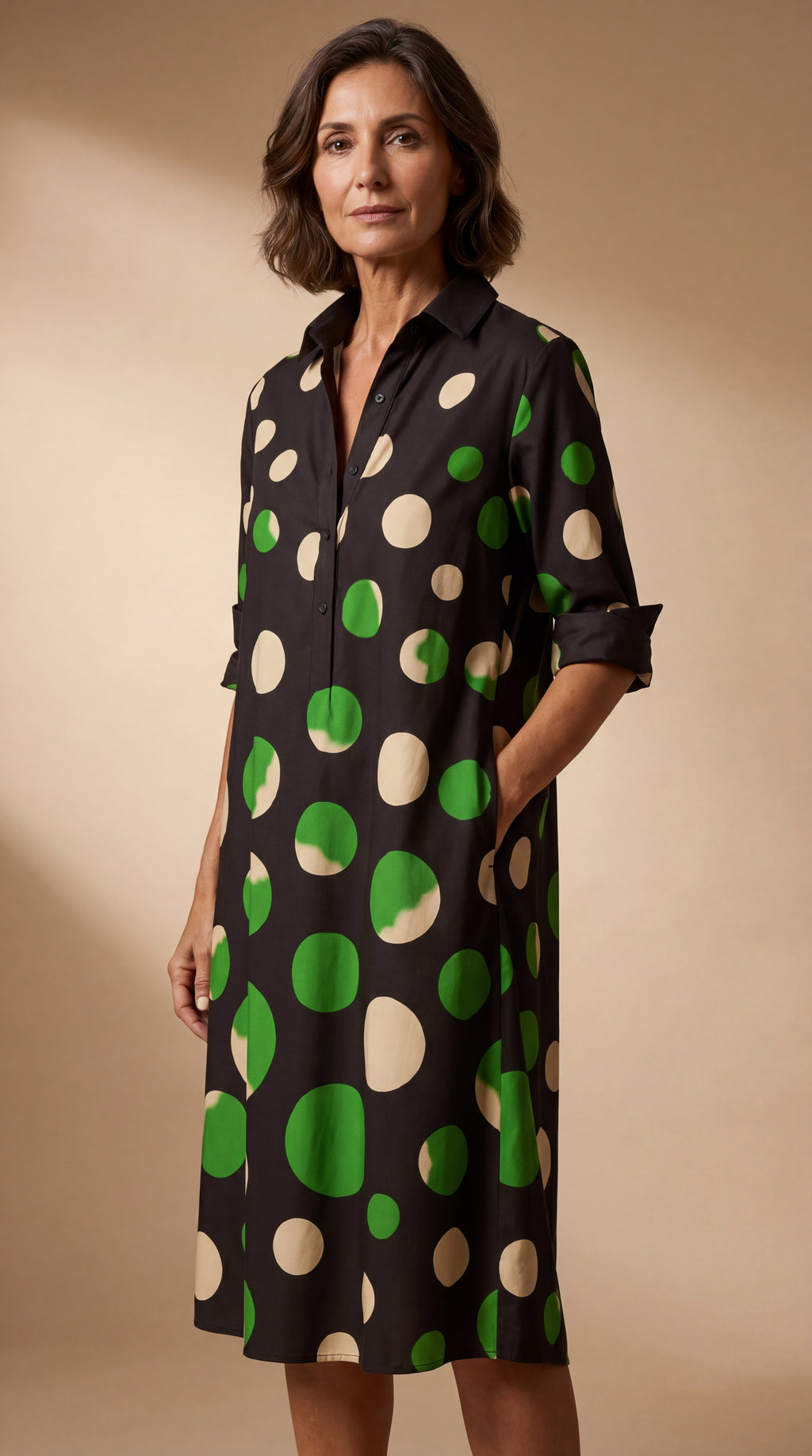 Naomi | Vestido midi cuidado y estiloso